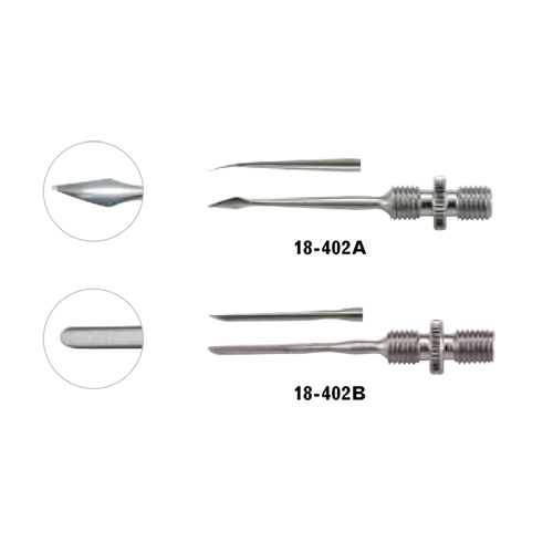 18-402A, 18-402B DIX Foreign Body Needle/Spud