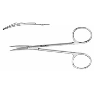 MH5-302, MH5-306 Iris Scissors, curved [안과가위 곡]