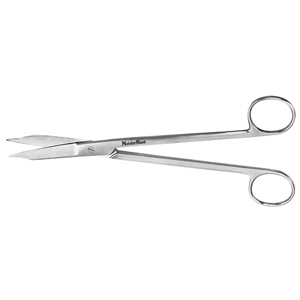 MH27-1000 MARTIN Cartilage Scissors, 8&quot;(20.3cm), curved, serrated non-slip cutting edges