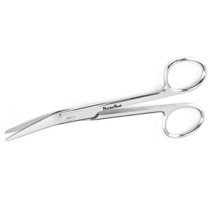 MH9-98 NEW&#039;s Suture Scissors, 5-1/2&quot;(14cm), angled on flat