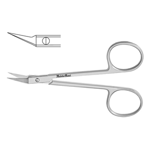 MH9-110 O&#039;BRIEN Stitch Scissors, 3-3/4&quot;(9.5cm), angled, sharp points