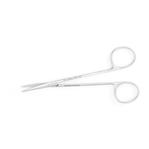 MH21-536 LITTLER Suture Carrying Scissors, 4-5/8&quot;(11.8cm), with suture hole in blades, curved