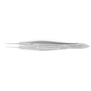 MH18-954 CASTROVIEJO Suturing Forceps, 4&quot;(10.2cm), with 11mm wide handles, 1X2  teeth 0.6mm, with tying platform