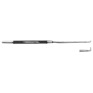 MH26-1090 ADSON Dura and Dissecting Hook, 8&quot;(20.3cm), sharp blade 5mm at right angle