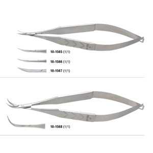18-1565 to 18-1568 CASTROVIEJO Universal Corneal Scissors