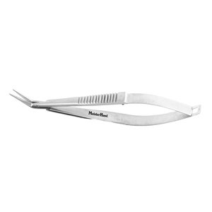MH18-1572 CASTROVIEJO Corneal Scissors, 3-3/4&quot;(9.5cm), angled blades, 11mm, blunt points