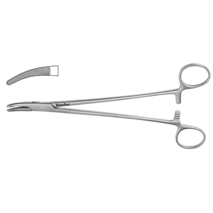 MH8-100 HEANEY Needle Holder, 8-1/2&quot;(21.6cm), curved jaws